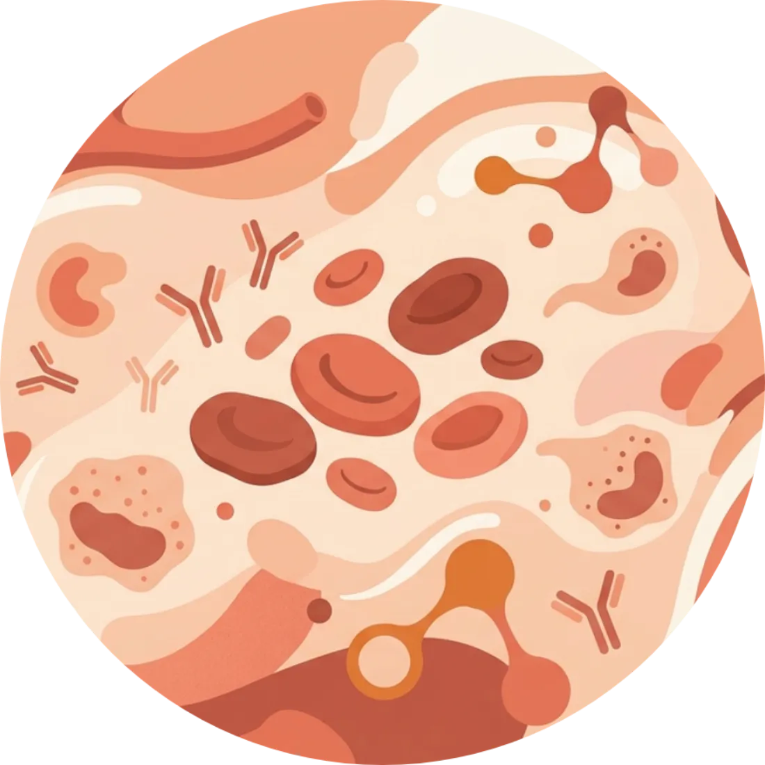 Illustration representing medical lab tests